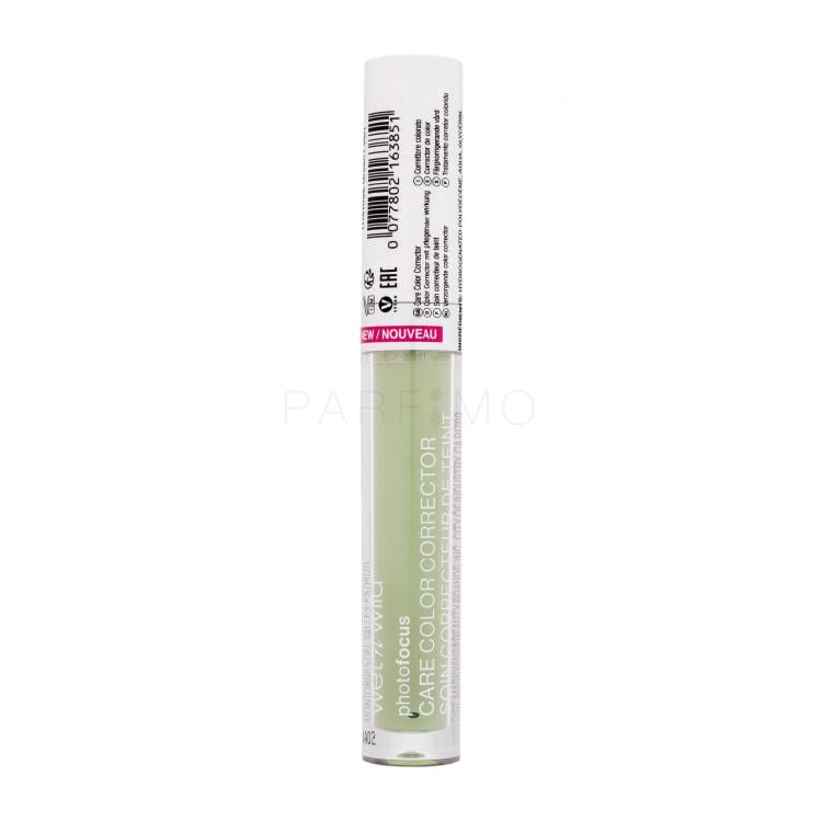 Wet n Wild Photo Focus Care Color Corrector Korrektor nőknek 3,3 ml Változat Green