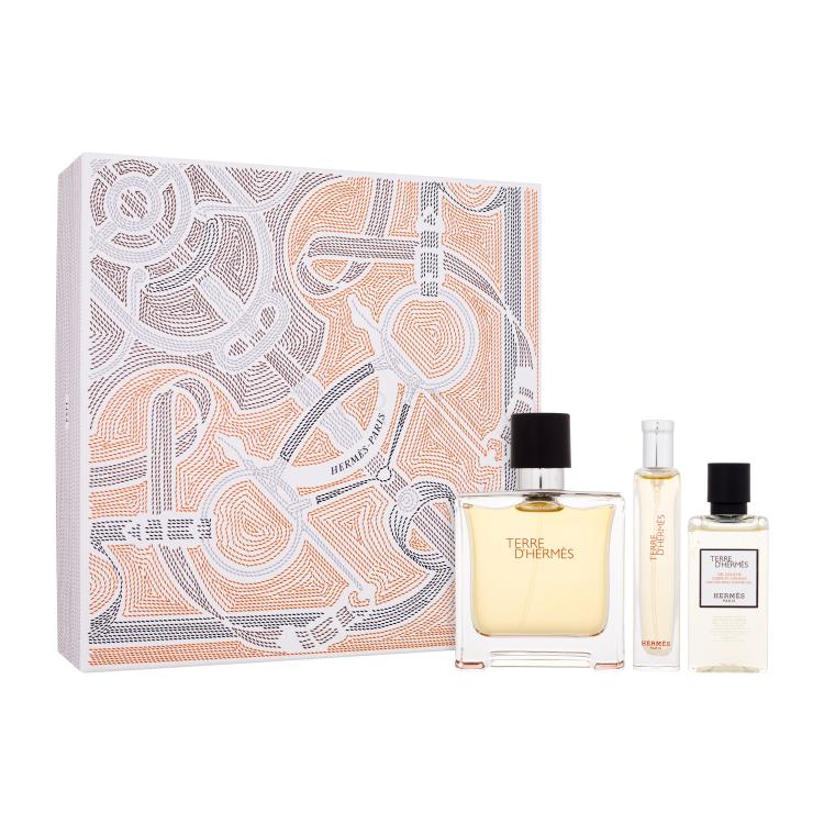 Hermes Terre d´Hermès Ajándékcsomagok parfüm 75 ml + parfüm 15 ml + tusfürdő 40 ml