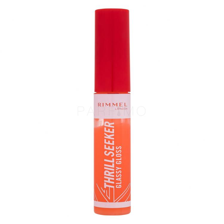 Rimmel London Thrill Seeker Glassy Gloss Szájfény nőknek 11 ml Változat 250 Peachy Vibes