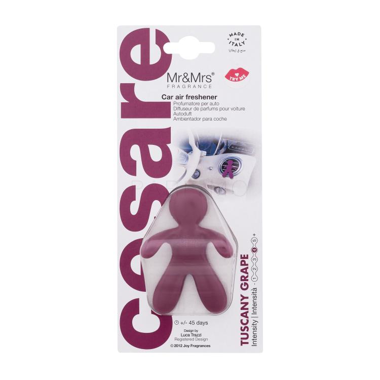 Mr&amp;Mrs Fragrance Cesare Tuscany Grape Autóillatosító 1 db