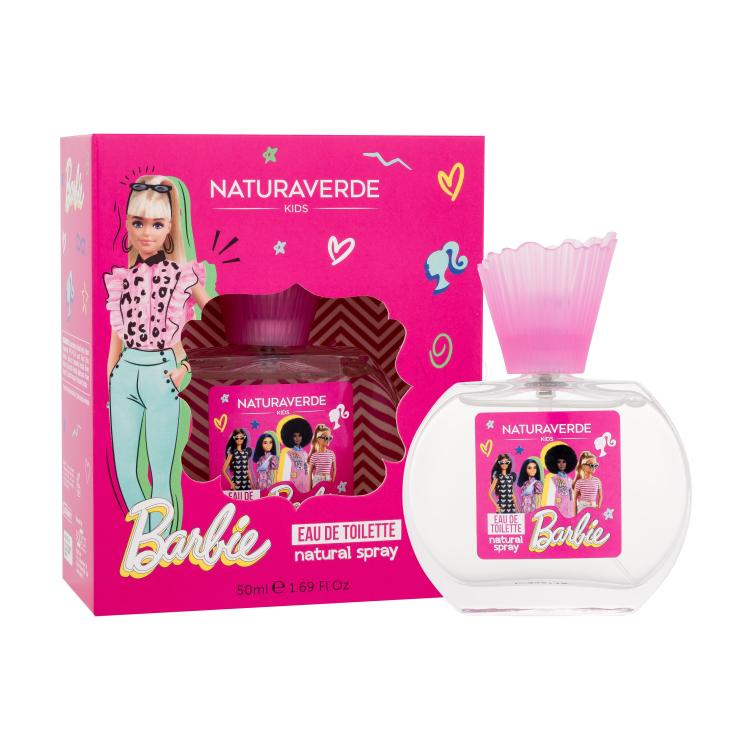 Naturaverde Barbie Eau de Toilette gyermekeknek 50 ml