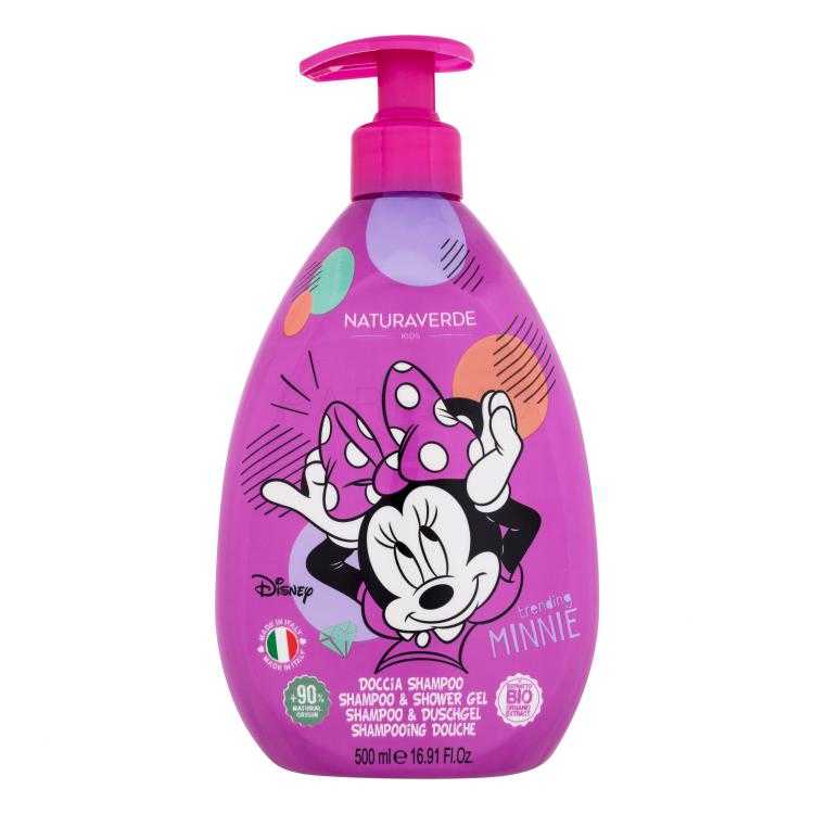 Naturaverde Minnie Mouse Shampoo &amp; Shower Gel Sampon gyermekeknek 500 ml