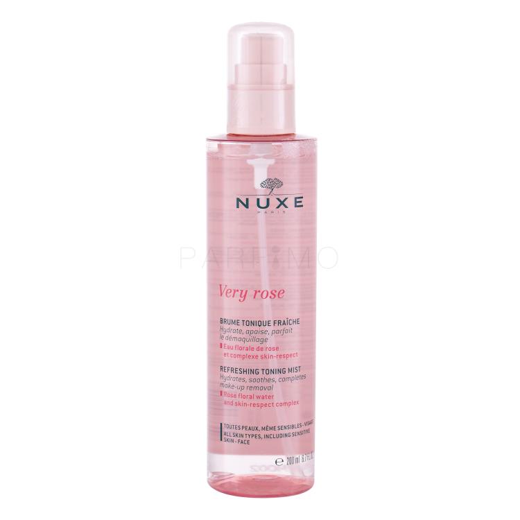 NUXE Very Rose Refreshing Toning Arcpermet nőknek 200 ml teszter