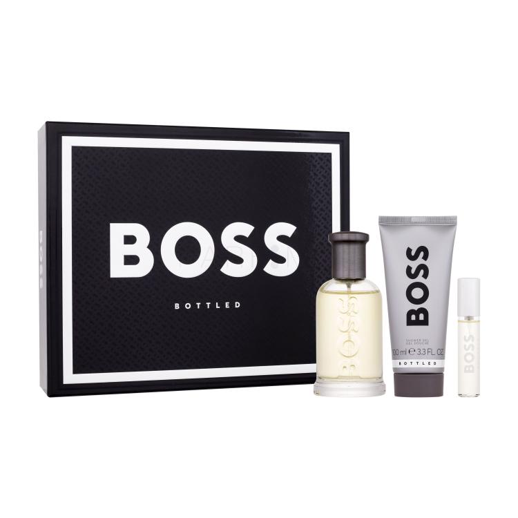 HUGO BOSS Boss Bottled SET1 Ajándékcsomagok eau de toilette 100 ml + tusfürdő 100 ml + eau de toilette 10 ml