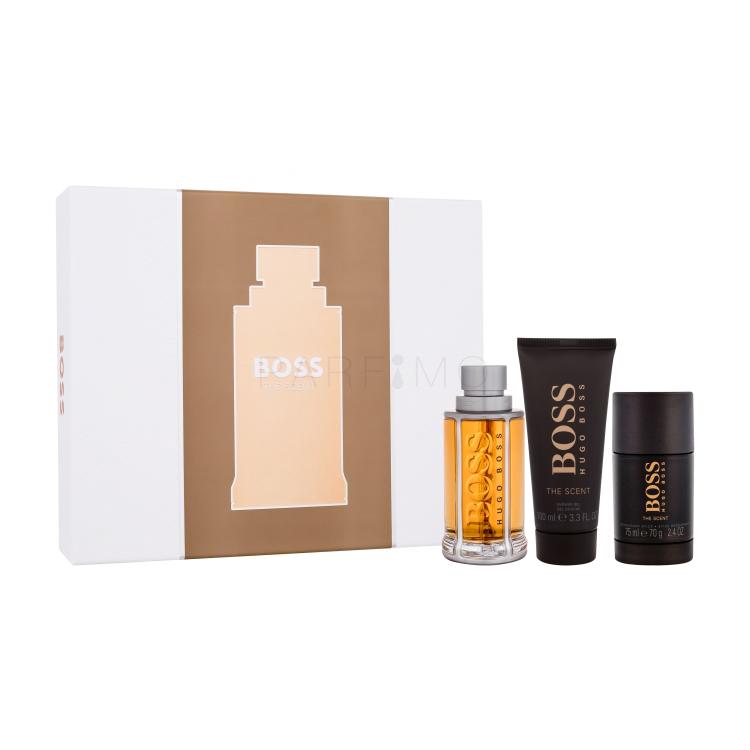 HUGO BOSS Boss The Scent 2015 SET1 Ajándékcsomagok eau de toilette 100 ml + tusfürdő 100 ml + stiftes dezodor 75 ml