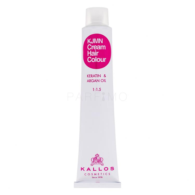 Kallos Cosmetics KJMN Cream Hair Colour Keratin &amp; Argan Oil Hajfesték nőknek 100 ml Változat 4.7 Mocha