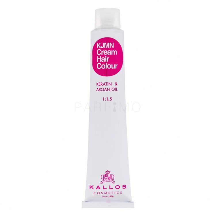 Kallos Cosmetics KJMN Cream Hair Colour Keratin &amp; Argan Oil Hajfesték nőknek 100 ml Változat 77.44I Medium Intense Copper Blond