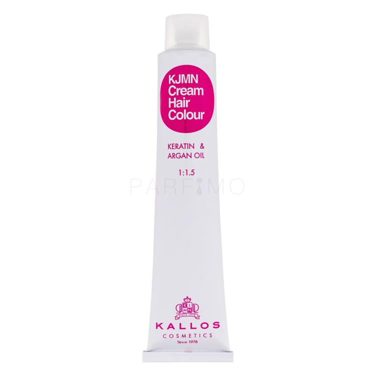 Kallos Cosmetics KJMN Cream Hair Colour Keratin &amp; Argan Oil Hajfesték nőknek 100 ml Változat 6.00 Dark Blond Plus