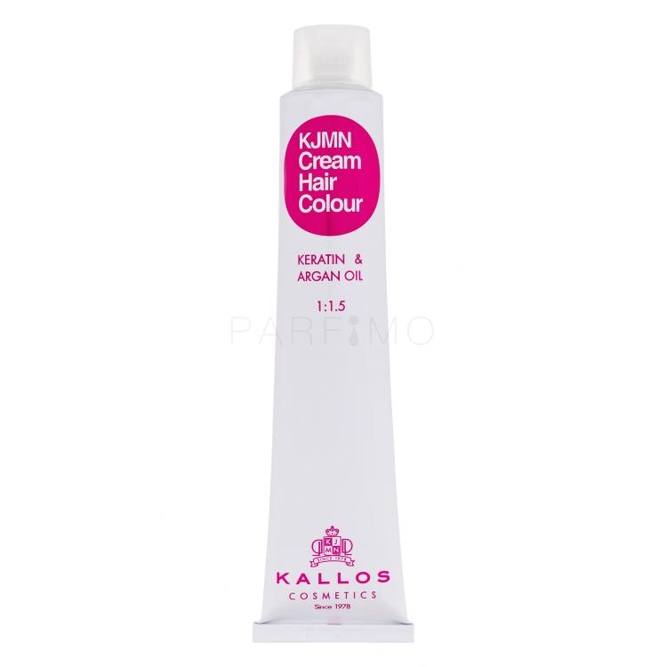 Kallos Cosmetics KJMN Cream Hair Colour Keratin &amp; Argan Oil Hajfesték nőknek 100 ml Változat 8.3 Light Golden Blond