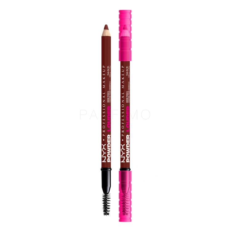 NYX Professional Makeup Powder Louder Brow Pencil Szemöldökceruza nőknek 1,15 g Változat 04 Black Cherry