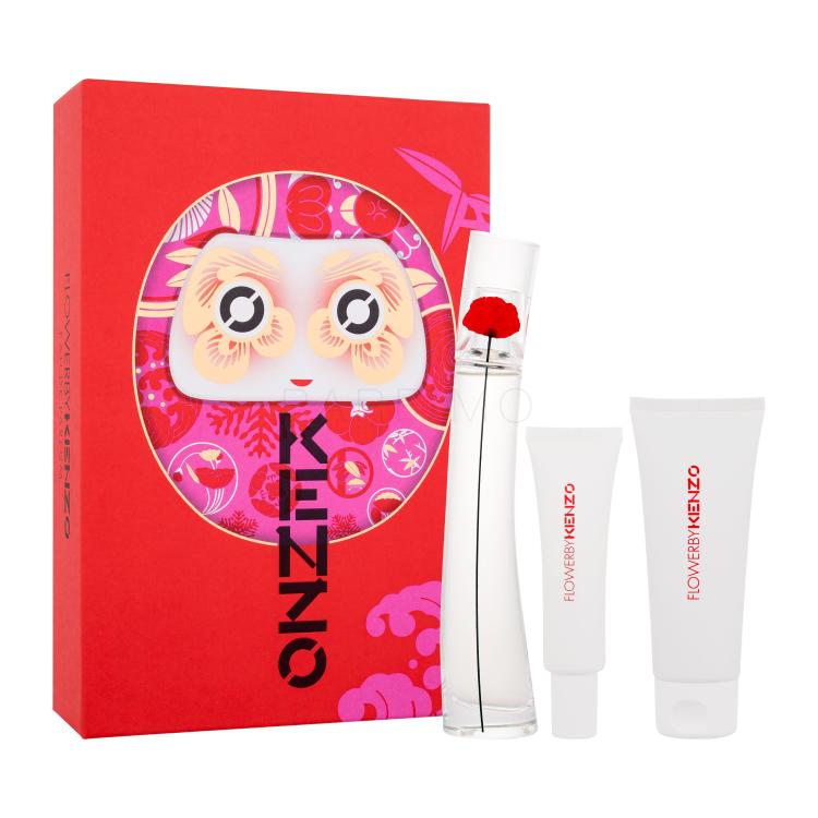 KENZO Flower By Kenzo Ajándékcsomagok eau de parfum 50 ml + testápoló tej 75 ml + kézkrém 20 ml