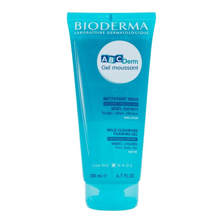 BIODERMA ABCDerm Gel Moussant Tusfürdő gyermekeknek 200 ml