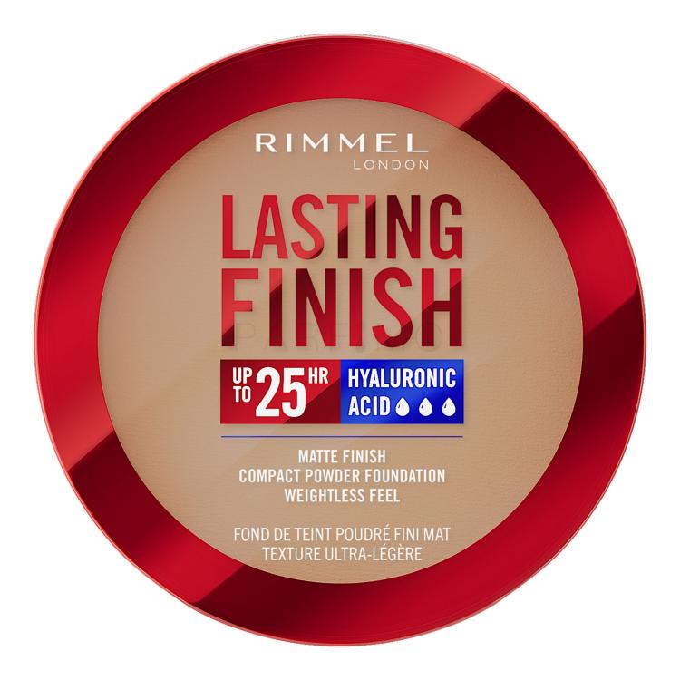 Rimmel London Lasting Finish 25H Compact Powder Foundation SPF20 Alapozó nőknek 7 g Változat 008 Soft Beige