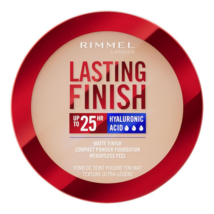 Rimmel London Lasting Finish 25H Compact Powder Foundation SPF20 Alapozó nőknek 7 g Változat 002 Pearl