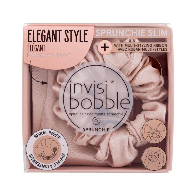 Invisibobble Sprunchie Slim + Multi-Styling Ribbon Hajgumi nőknek 1 db Változat Ballerina Bow