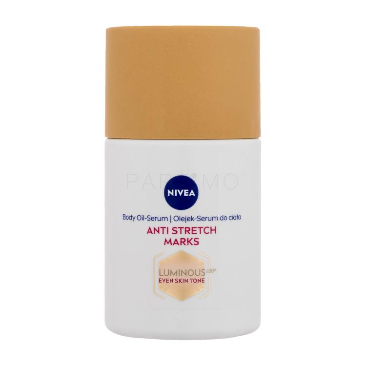 Nivea Luminous 630 Anti Stretch Marks Body Oil-Serum Testolaj nőknek 100 ml