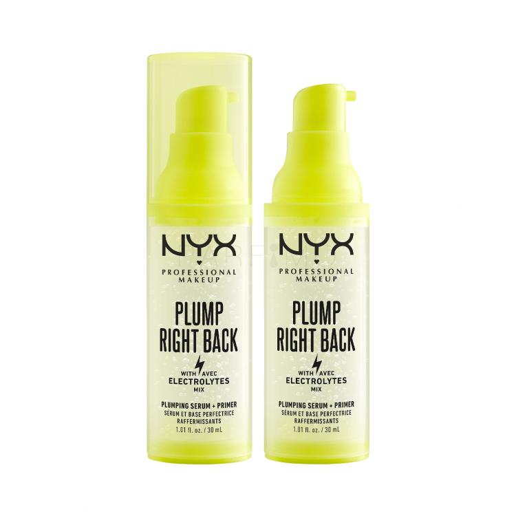 Szett Primer NYX Professional Makeup Plump Right Back Plumping Serum + Primer