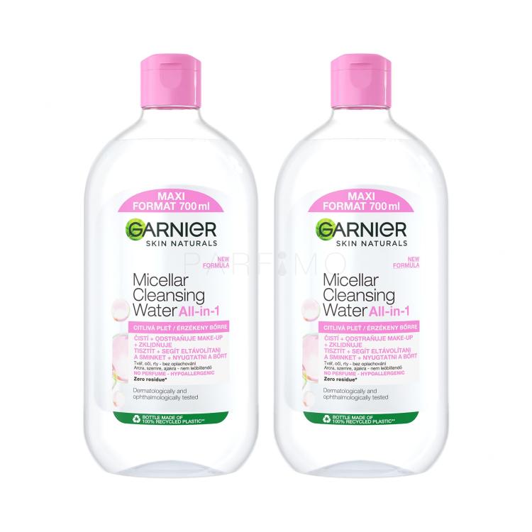 Szett Micellás víz Garnier Skin Naturals Micellar Cleansing Water All-in-1