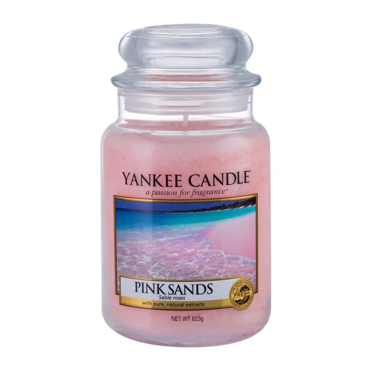 Yankee Candle Pink Sands Illatgyertya 623 g színelváltozás