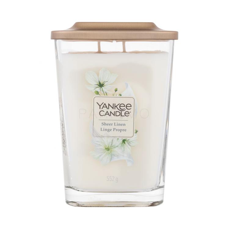 Yankee Candle Elevation Collection Sheer Linen Illatgyertya 552 g színelváltozás