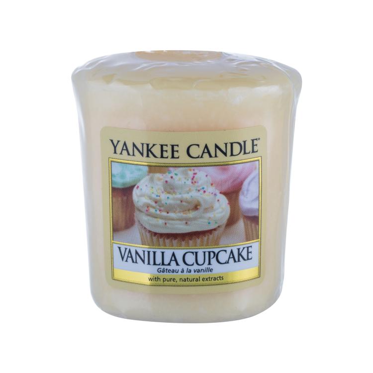 Yankee Candle Vanilla Cupcake Illatgyertya 49 g színelváltozás