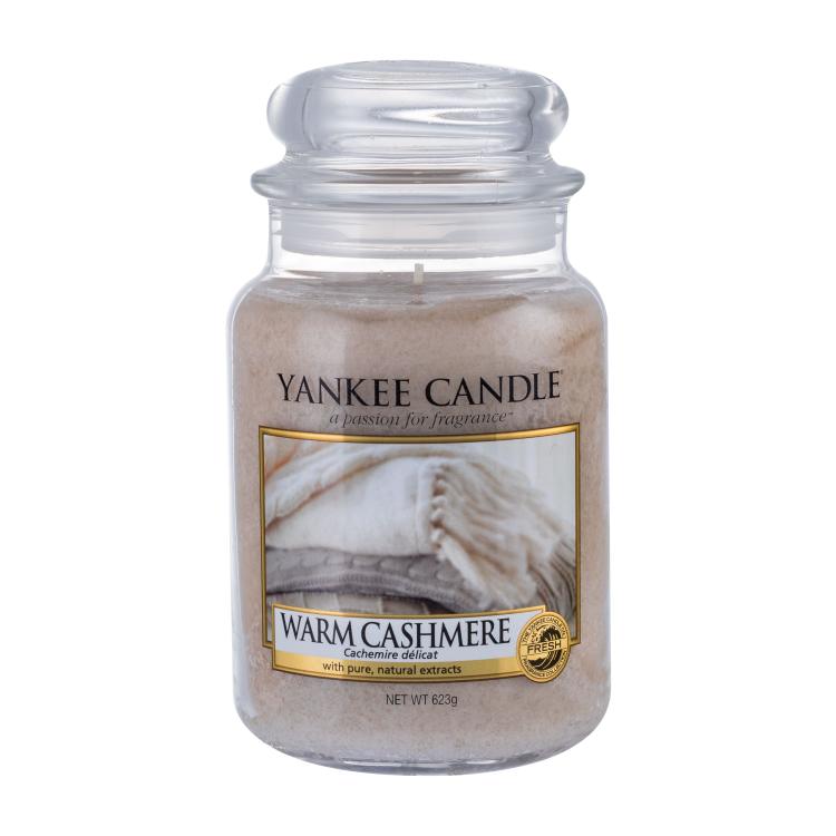 Yankee Candle Warm Cashmere Illatgyertya 623 g színelváltozás