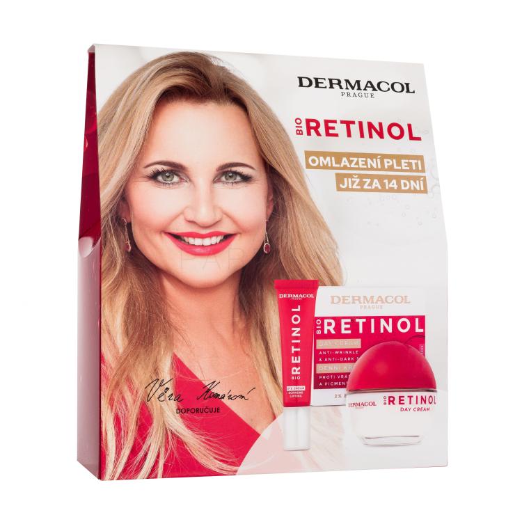 Dermacol Bio Retinol Ajándékcsomagok Bio Retinol nappali arckrém 50 ml + Bio Retinol szemkörnyékápoló krém 15 ml