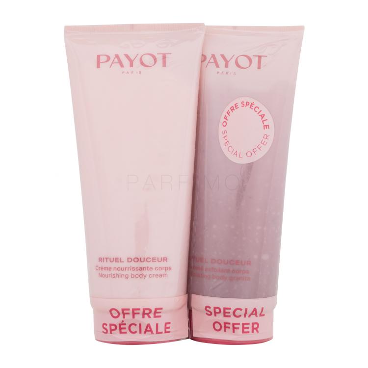 PAYOT Rituel Douceur Nourishing Body Cream Ajándékcsomagok testápoló krém 200 ml + testradír 200 ml