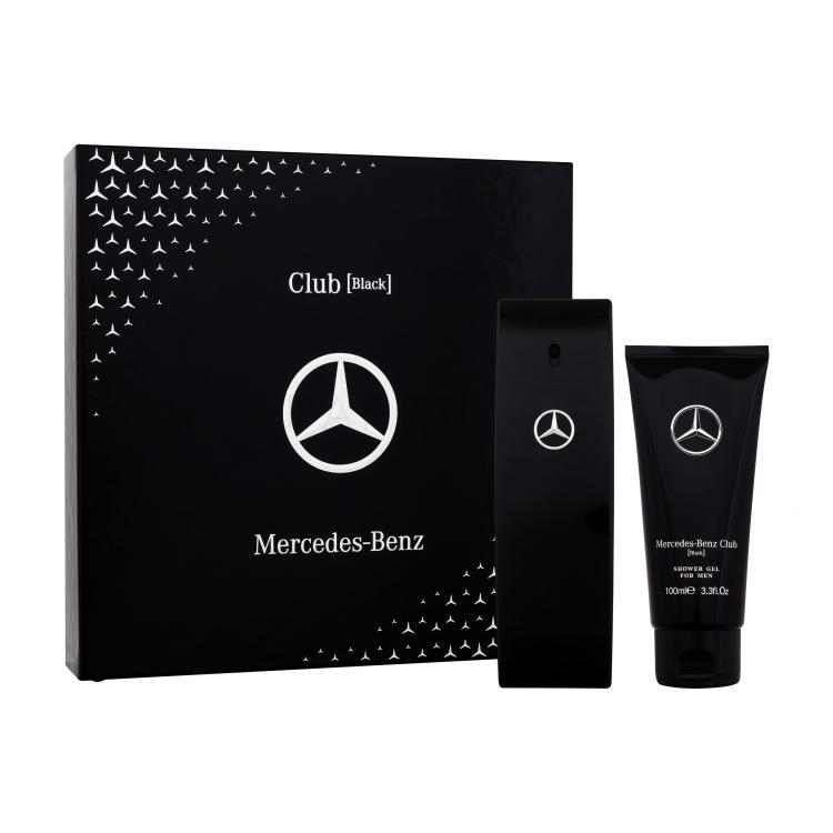 Mercedes-Benz Mercedes-Benz Club Black Ajándékcsomagok eau de toilette 100 ml + tusfürdő 100 ml