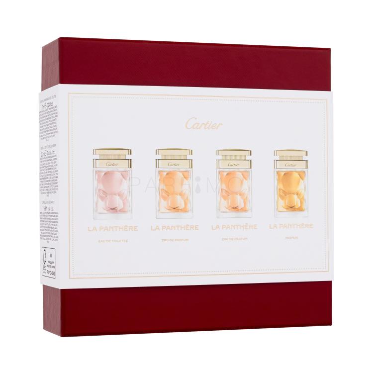 Cartier La Panthère Ajándékcsomagok eau de parfum 2 x 7 ml + parfüm 7 ml + eau de toilette 7 ml