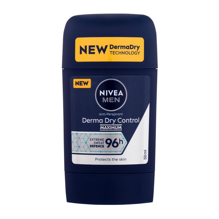 Nivea Men Derma Dry Control 96h Izzadásgátló férfiaknak 50 ml