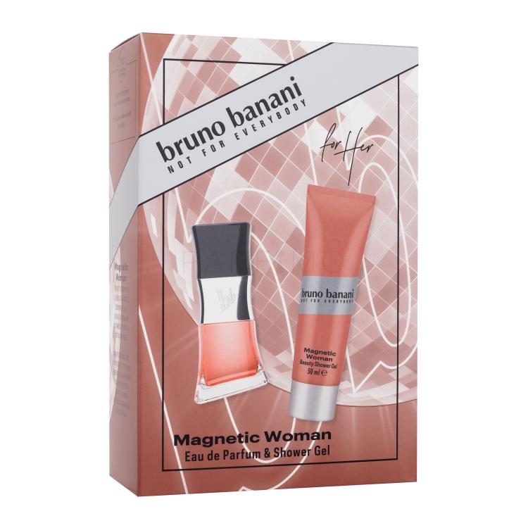 Bruno Banani Magnetic Woman Ajándékcsomagok eau de parfum 30 ml + tusfürdő 50 ml