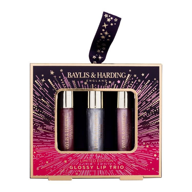 Baylis &amp; Harding Moonlight Fig Glossy Lip Trio Ajándékcsomagok szájfény 3 x 2,5 ml