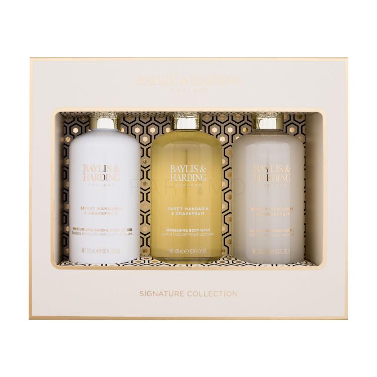 Baylis &amp; Harding Sweet Mandarin &amp; Grapefruit Signature Collection Ajándékcsomagok tusfürdő 300 ml + testápoló tej 300 ml + krémtusfürdő 300 ml