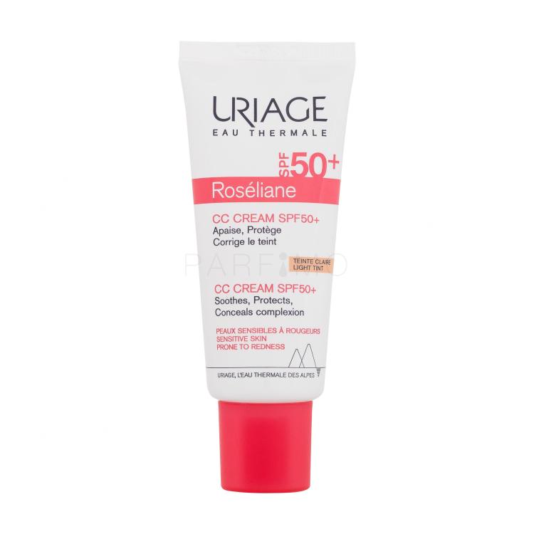 Uriage Roséliane CC Cream SPF50+ CC krém nőknek 40 ml Változat Light Tint