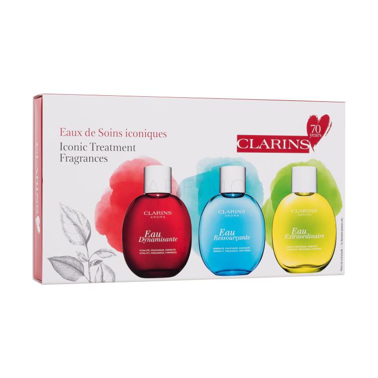 Clarins Aroma Iconic Treatment Fragrances Ajándékcsomagok Eau Dynamisante eau de soin 30 ml + Eau Ressourcante eau de soin 30 ml + Eau Extraordinaire eau de soin 30 ml