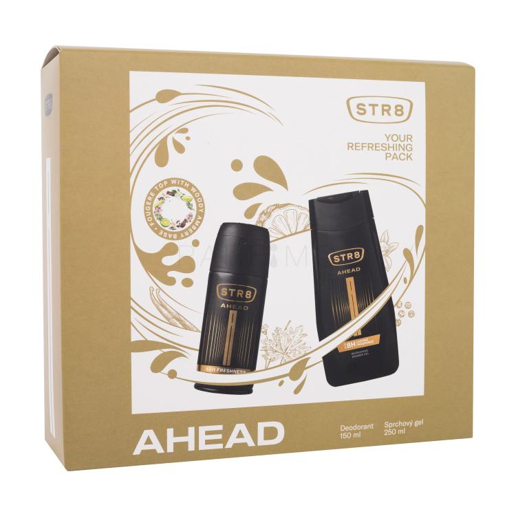 STR8 Ahead Ajándékcsomagok dezodor 150 ml + tusfürdő 250 ml sérült doboz