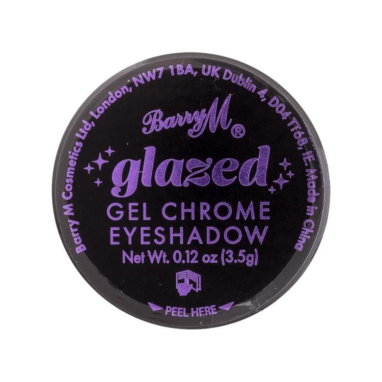 Barry M Glazed Gel Chrome Eyeshadow Szemhéjfesték nőknek 3,5 g Változat So Exclusive