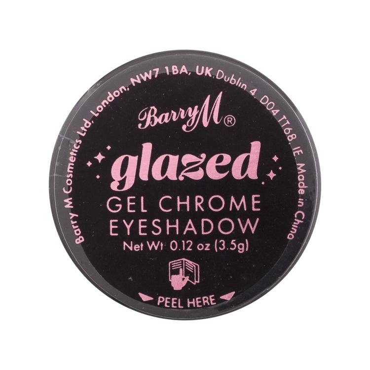 Barry M Glazed Gel Chrome Eyeshadow Szemhéjfesték nőknek 3,5 g Változat So Persuasive