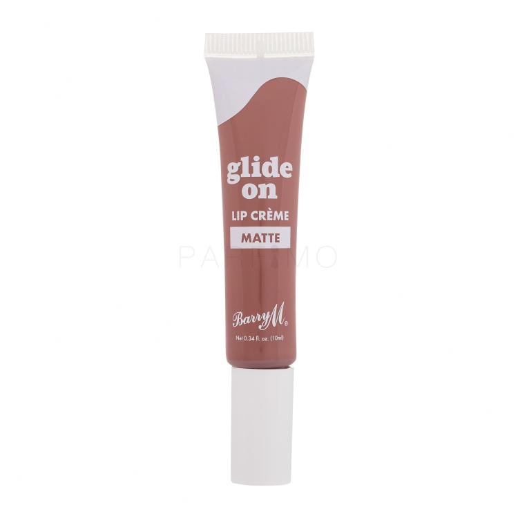 Barry M Glide On Lip Crème Matte Rúzs nőknek 10 ml Változat Nude Wishes