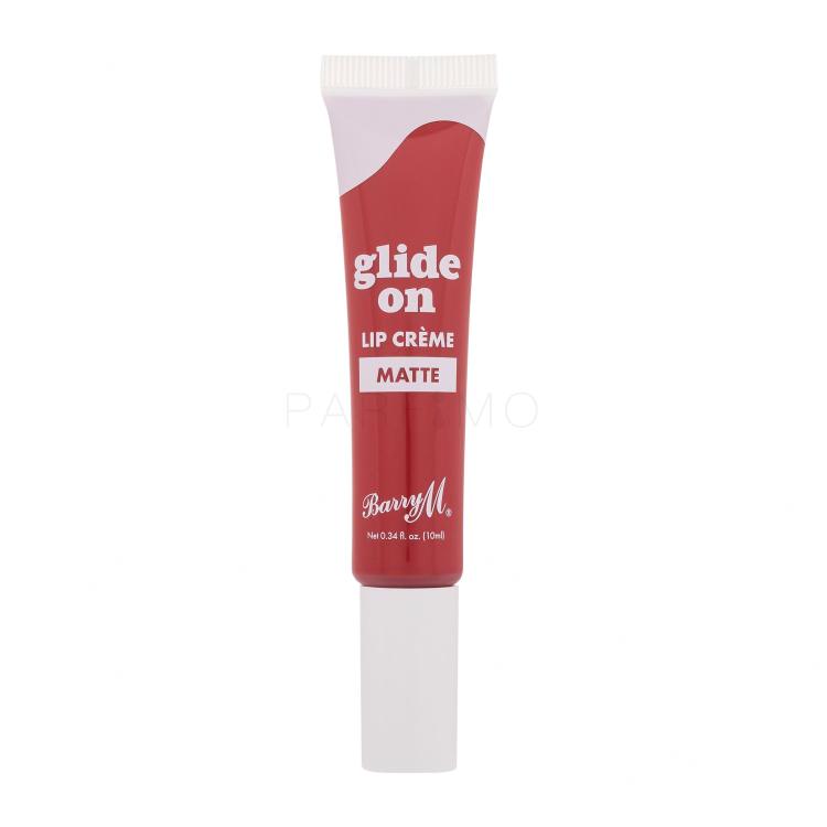 Barry M Glide On Lip Crème Matte Rúzs nőknek 10 ml Változat Sizzling Red