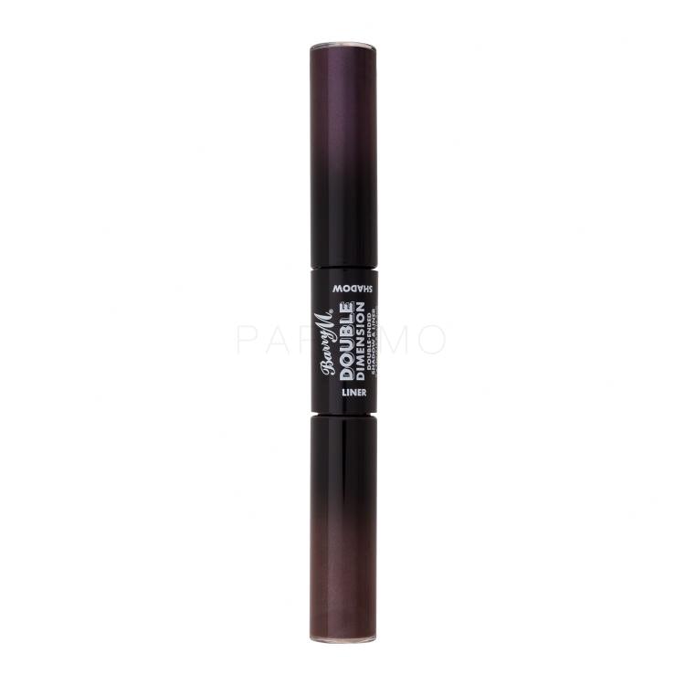 Barry M Double Dimension Double-Ended Shadow &amp; Liner Szemhéjfesték nőknek 9 ml Változat Purple Parallel