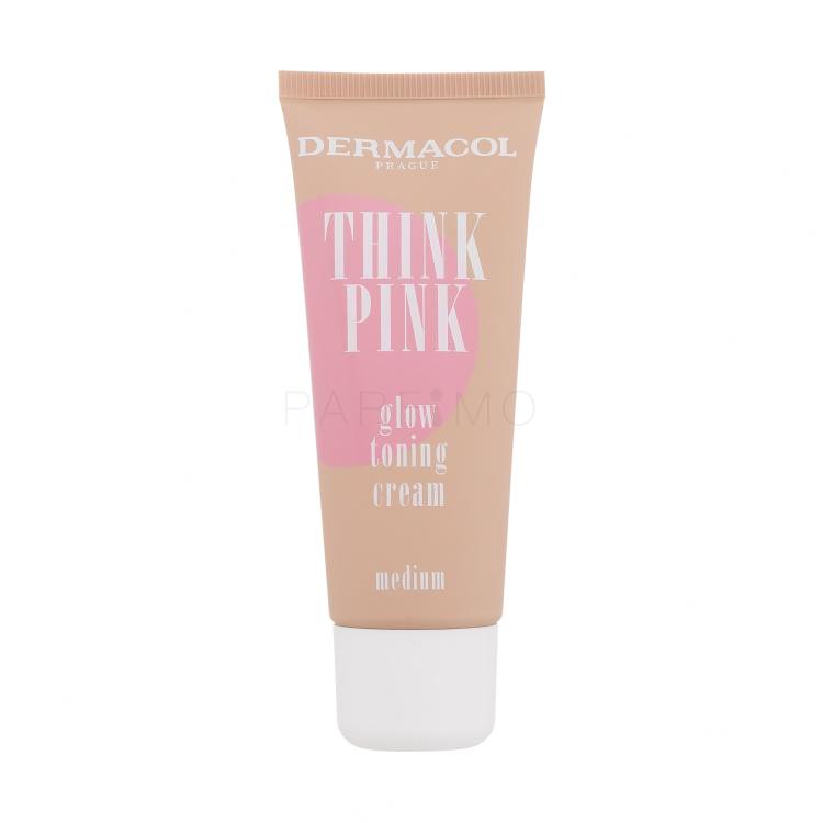 Dermacol Think Pink Glow Toning Cream BB krém nőknek 30 ml Változat 2 Medium