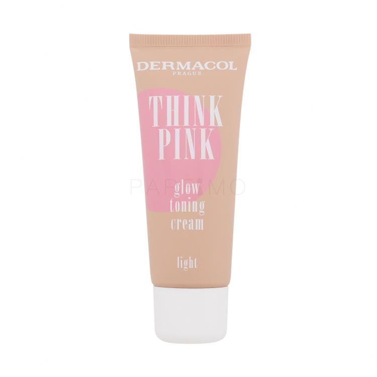 Dermacol Think Pink Glow Toning Cream BB krém nőknek 30 ml Változat 1 Light