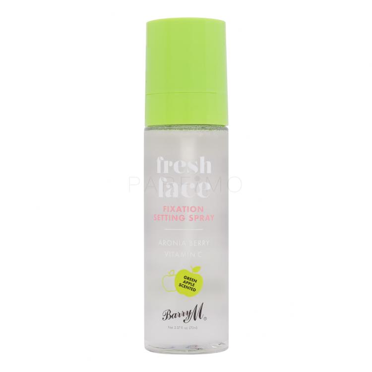 Barry M Fresh Face Fixation Setting Spray Green Apple Sminkfixáló nőknek 70 ml