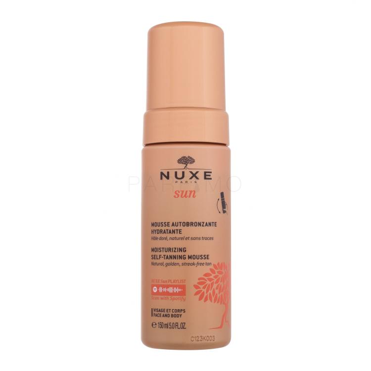 NUXE Sun Moisturizing Self-Tanning Mousse Önbarnító készítmény 150 ml