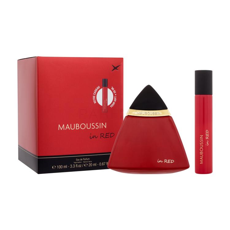 Mauboussin Mauboussin in Red Ajándékcsomagok eau de parfum 100 ml + eau de parfum 20 ml