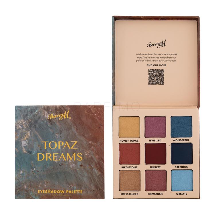 Barry M Topaz Dreams Eyeshadow Palette Szemhéjfesték nőknek 12,6 g