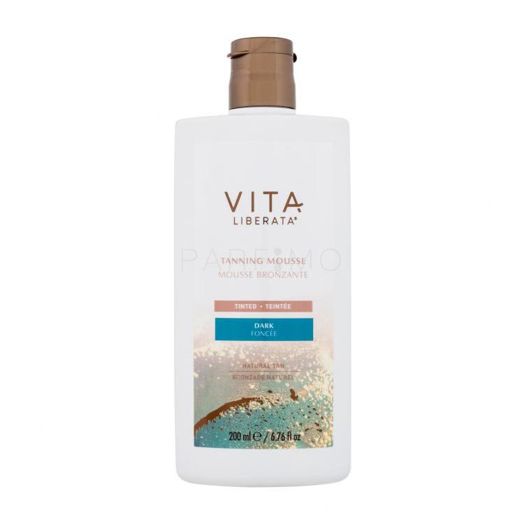 Vita Liberata Tanning Mousse Tinted Önbarnító készítmény nőknek 200 ml Változat Dark sérült doboz