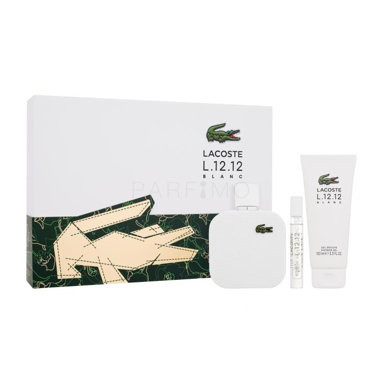 Lacoste L.12.12 Blanc Ajándékcsomagok eau de toilette 100 ml + tusfürdő 100 ml + eau de toilette 7,5 ml